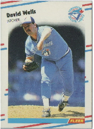 1988 Fleer Update Baseball Cards       069      David Wells XRC